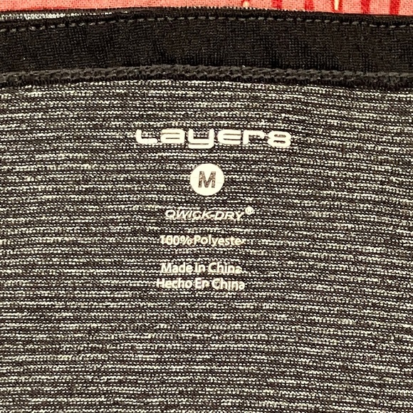 Layer 8 women’s size medium fitness exercise shirt Heather gray - Picture 2 of 13